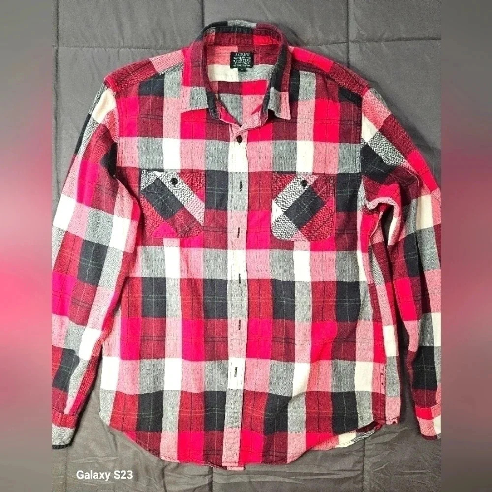J Crew cotton flannel
